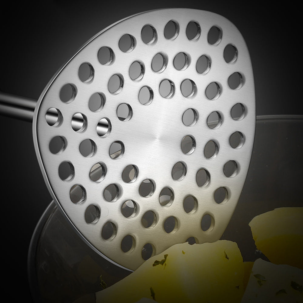 Stainless Steel Potato Masher with Fine Mesh Kitchen Tool for Pureed Food