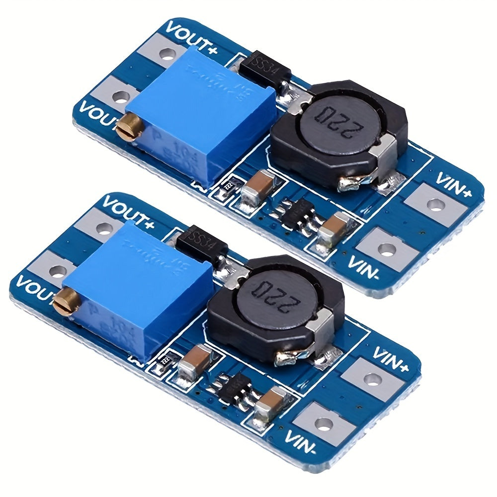 2/4pcs DC-DC Step-Up Boost Converter Power Supply Module 2V-24V to 5V-28V 2A