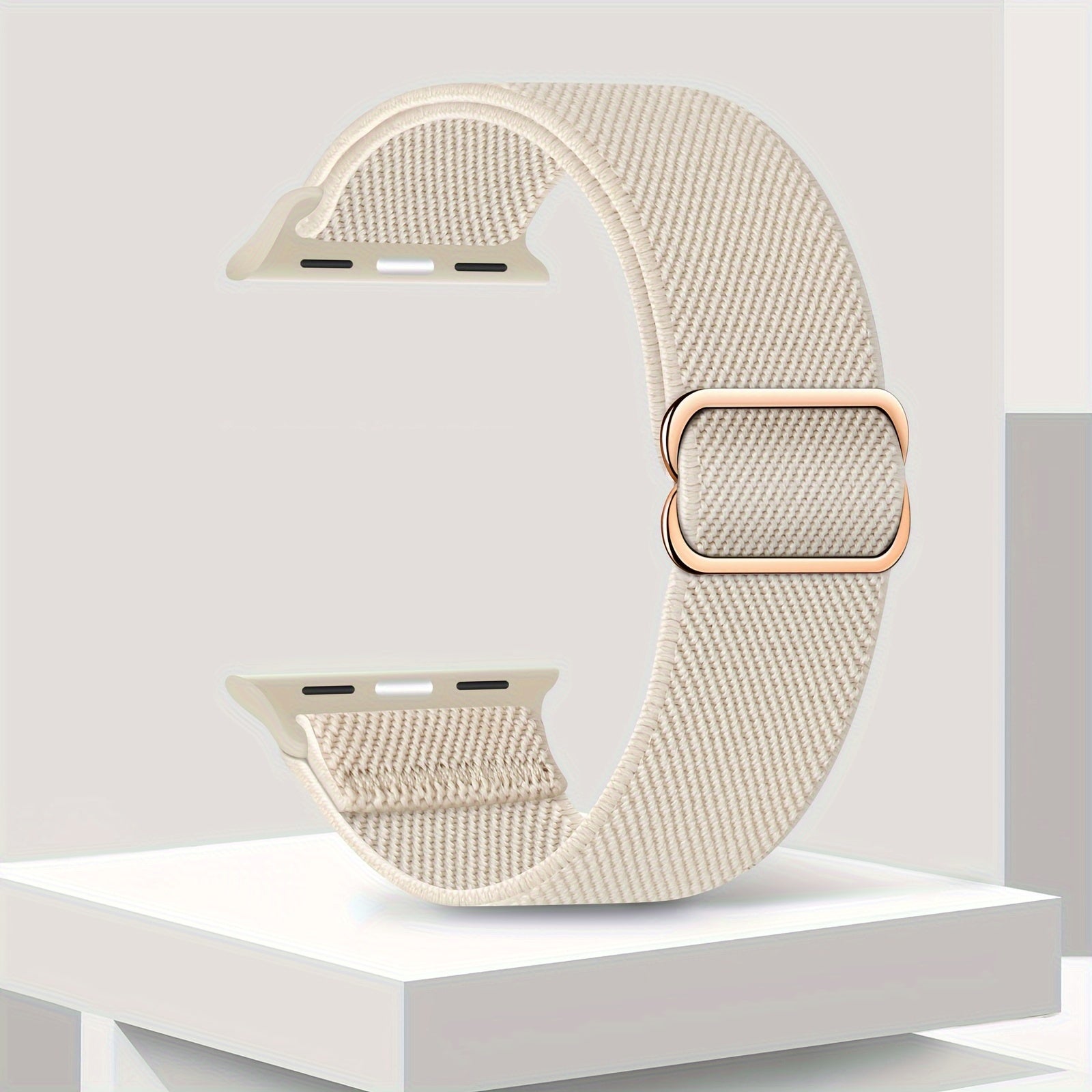 Stretchy Nylon Watch Band for Men Women Compatible with Apple Watch Series 1-8 Ultra SE 38mm 40mm 41mm 42mm 44mm 45mm