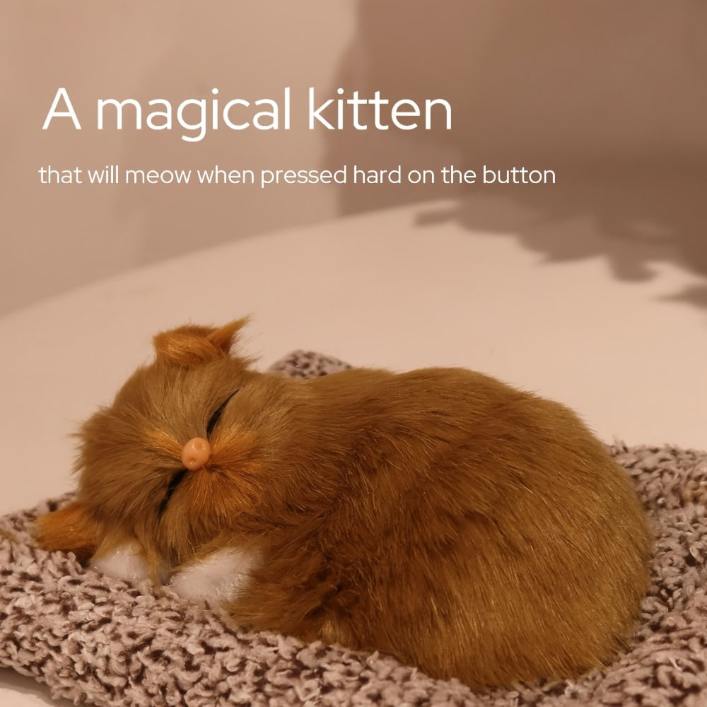 Tegishli sezgir mushuk o'yinchoq - yoshlar uchun mukammal va qiz do'stlariga sovg'a sifatida, uy bezaklari yoki avtomobil ornamentlari sifatida ishlatilishi mumkin. Issiq va yoqimli simulyatsiya uy hayvoni. Bayramlar uchun ideal va