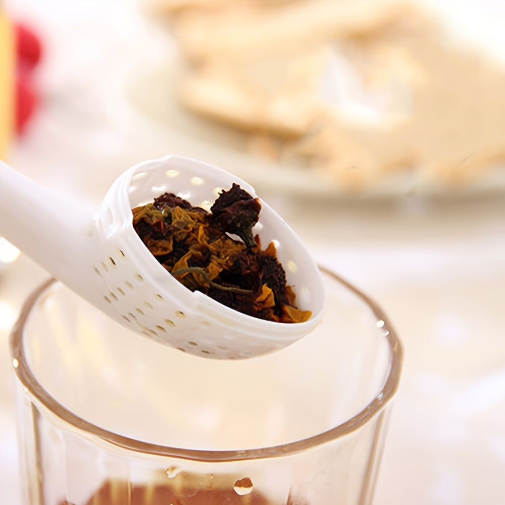 Plastic Swan-Shaped Mini Tea Infuser, Loose Leaf and Blooming Tea Strainer