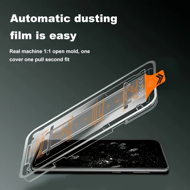 2pcs 4K Ultra HD Tempered Glass Screen Protectors for Samsung Galaxy Models Glossy Finish Scratch-Resistant