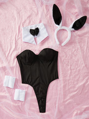 Women's Sexy Uniform Role Play Costume Set with Off-Shoulder Design and Accessories