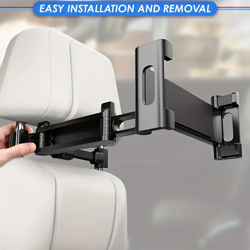 Universal Telescopic Car Headrest Mount for Tablet Phone Adjustable Holder