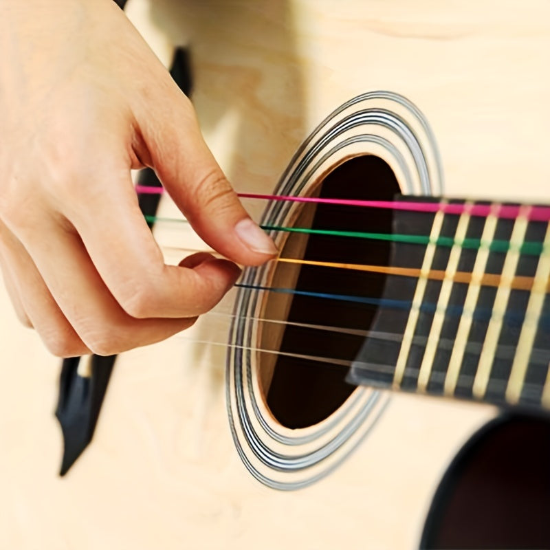 6-Piece Steel Acoustic Guitar Strings Set with 3-in-1 String Winder Tool