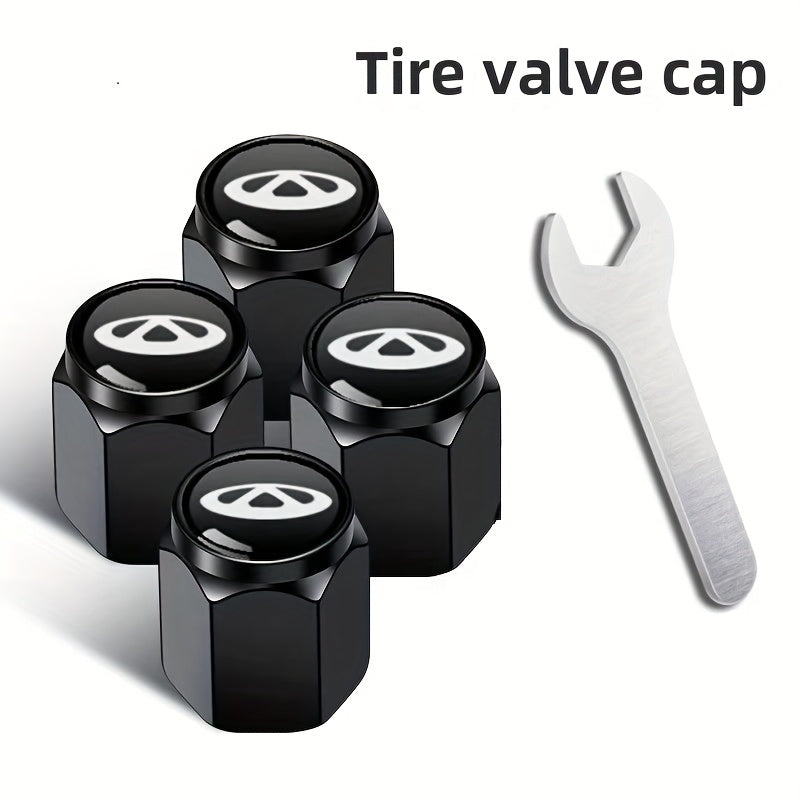 Car Tire Valve Cover 5-Pack Universal Rubber for SUV and Sedan