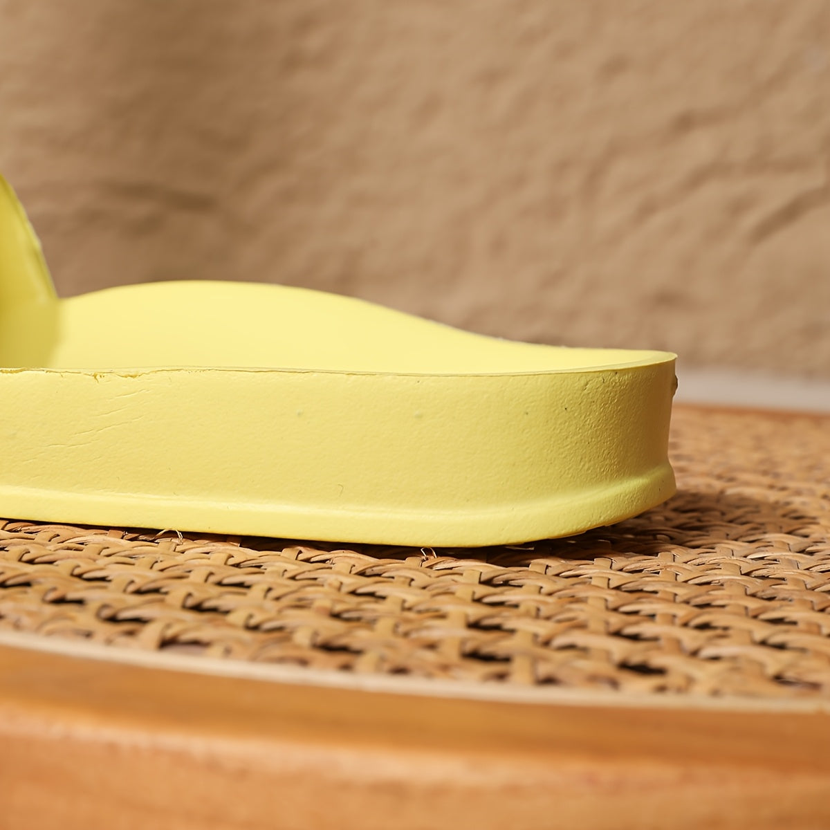 Women's EVA Open-Toe Sandals Casual Flat Slide Solid Color