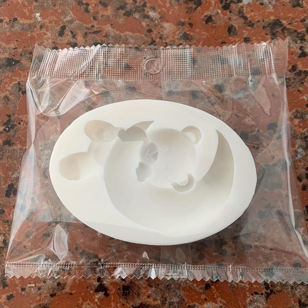 3D Silicone Bear Mold for Candy Chocolate Cake Decorating Baking Kitchen Decor