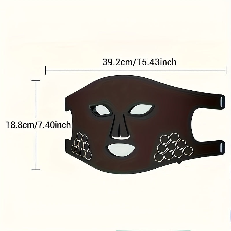Ayollar uchun yuz niqobi mashinasi, ikki batareya quvvat rejimi bilan sovg'a, asal hujayrali dizayn.