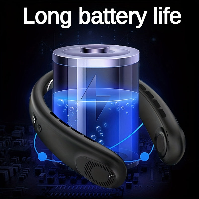 Portativ bo‘ynig‘a mo‘ljallangan ventilyator, tez sovutish, shovqinsiz ishlash, tugma bilan boshqarish, silliqlashtirilgan plastmassa qoplamasi - tashqi va sayohat uchun ideal, turli ranglarda mavjud.