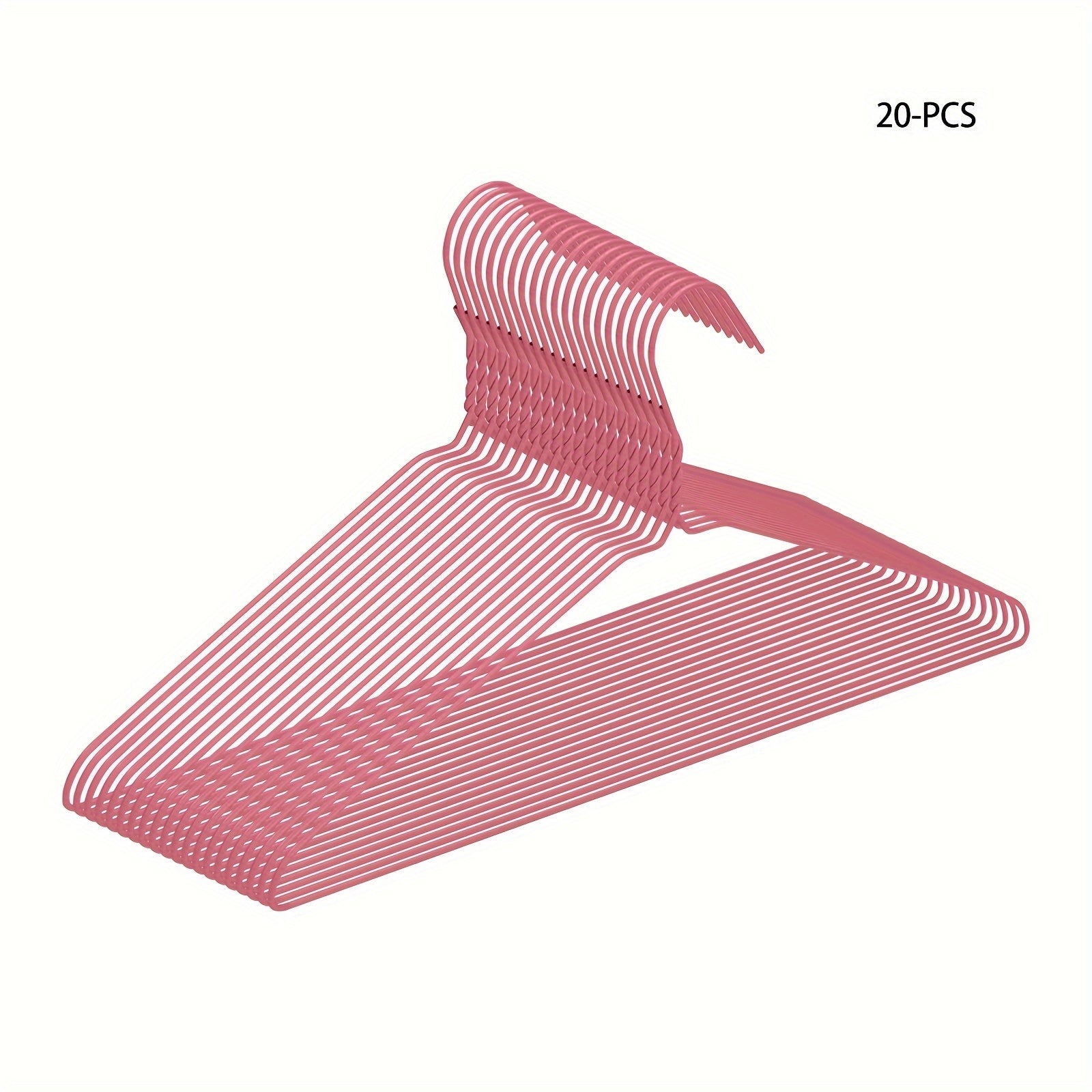 Non-slip Plastic Clothes Hangers Sets of 5 10 20 Heavy Duty Wardrobe Closet Organizers