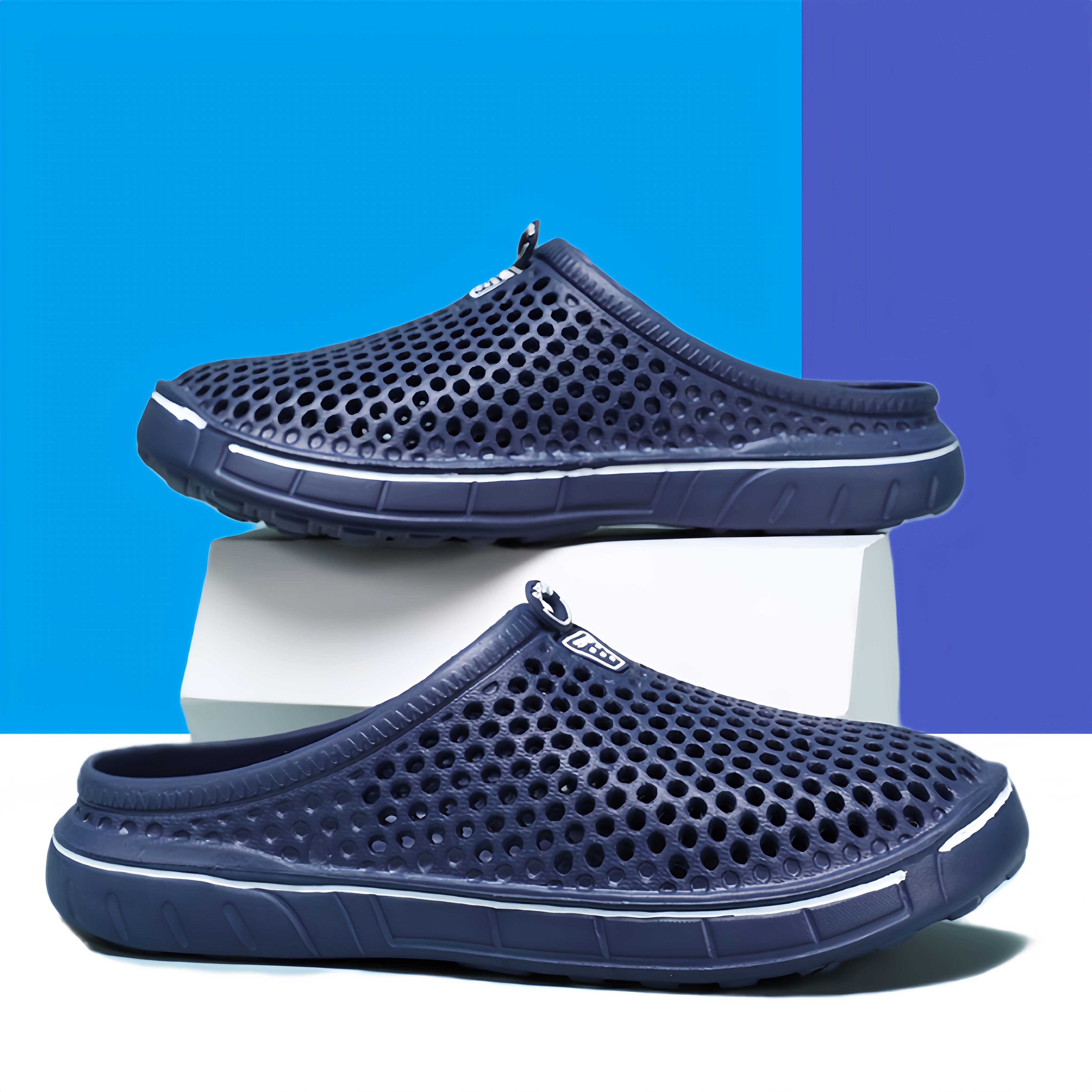 Women's Summer Breathable Hole-Toe Casual Sandals Light Lightweight Solid