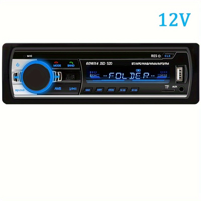 Universal Car Radio MP3 Player Wireless FM USB Aux 4 Inch Color Display Voice Navigation