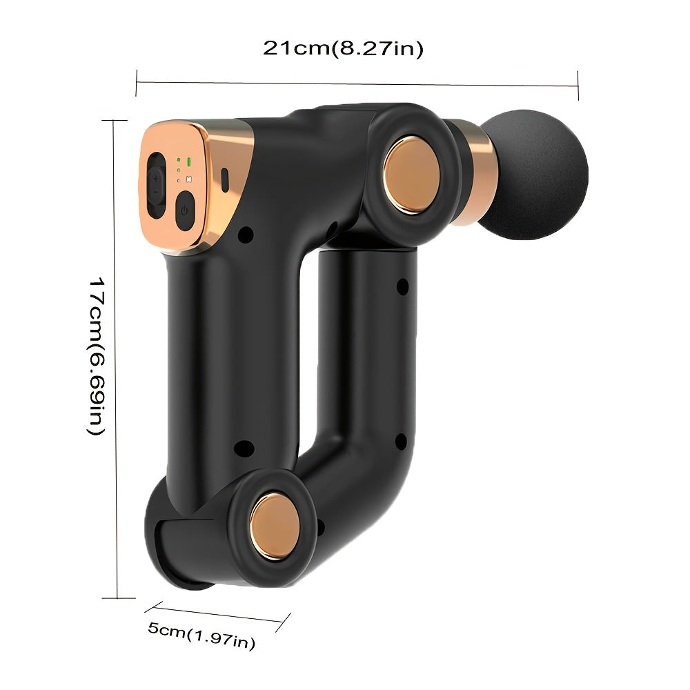 Foldable Dual-Head USB Rechargeable Personal Care Device 2000mAh Lithium Battery