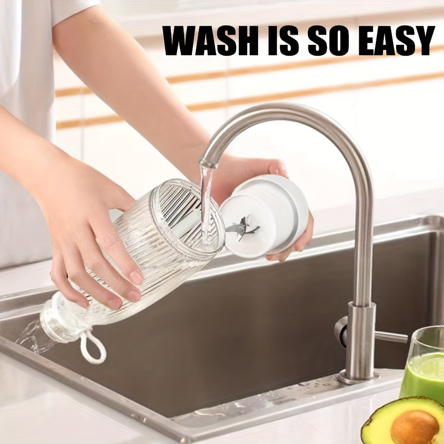 Portable Electric Fruit Juicer Blender 500ML Wireless USB Rechargeable Personal Smoothie Shake Cup