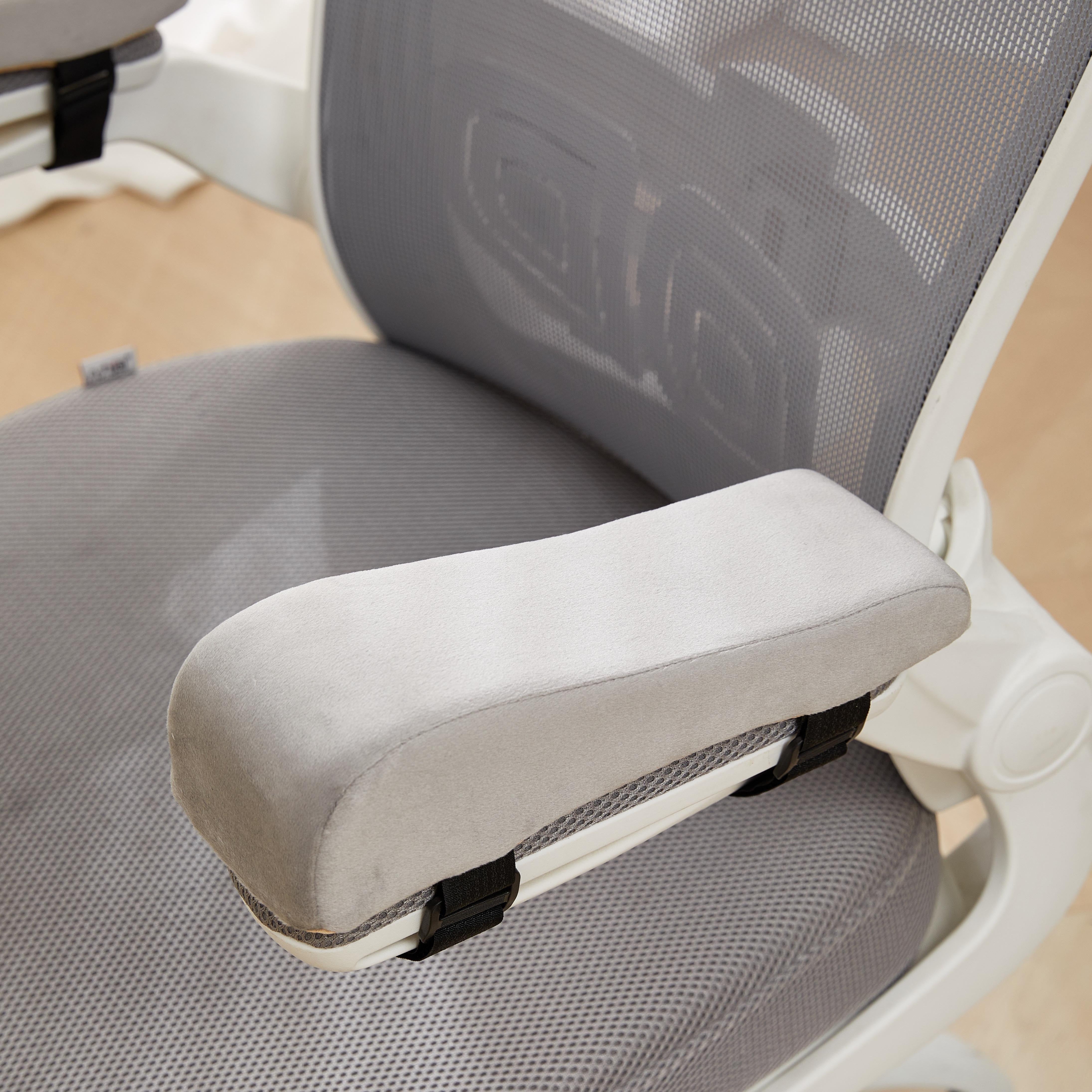 Эргономичная подушка для подлокотника для компьютерных и игровых кресел, покрытие из полиэстера, сердечник из полиуретана, снятие давления