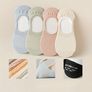 8 pares de calcetines cortos de malla argyle para mujer, transpirables, de punto