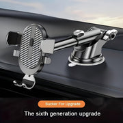 Soporte universal para teléfono de coche con ventosa ajustable, soporte de tablero giratorio de 360° hecho de ABS