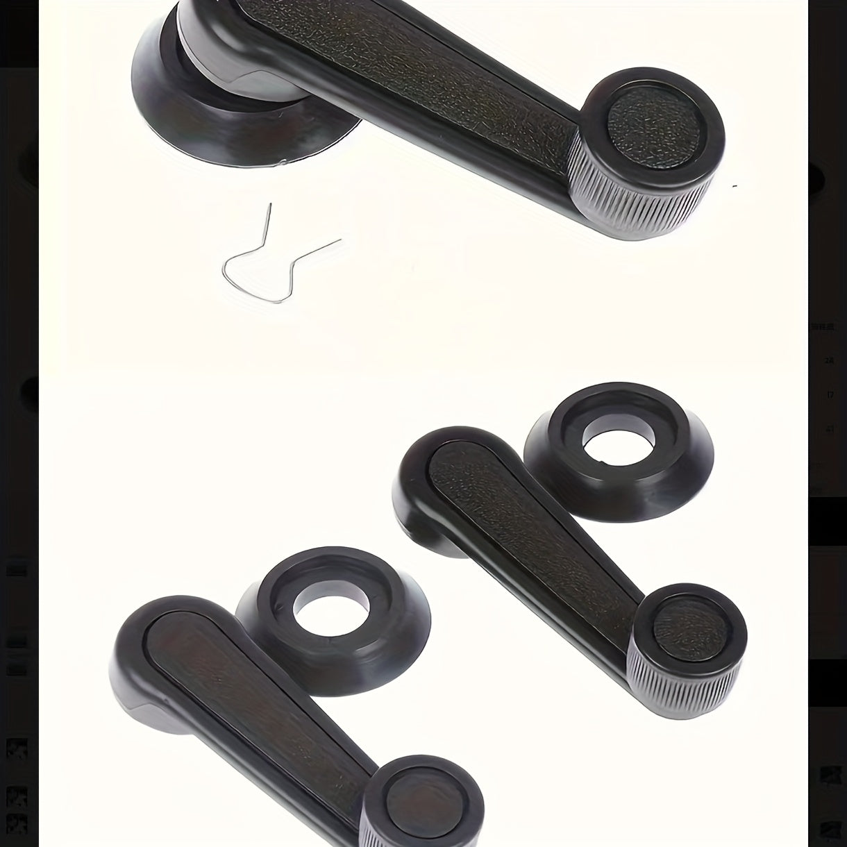 Manivela de ventana de coche duradera, manivela manual para puerta, universal