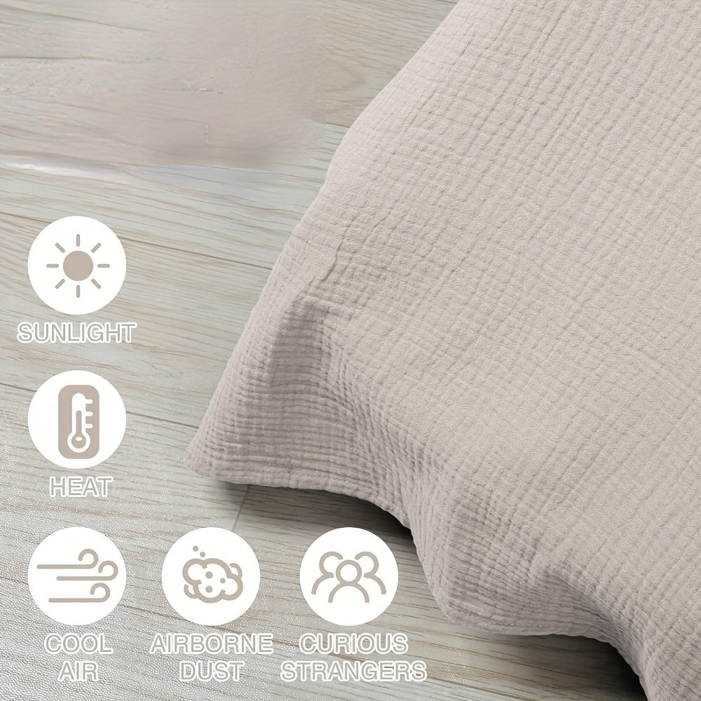 Funda de asiento de coche de muselina para niños y niñas, ligera, transpirable, ajuste universal