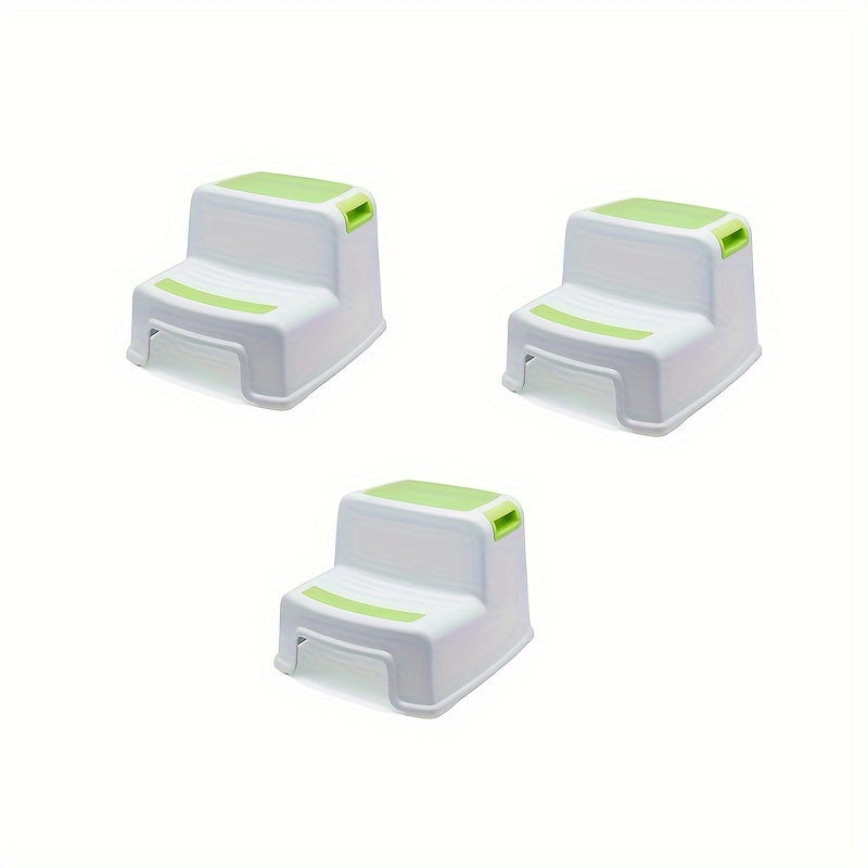 Juego de taburetes de plástico para niños antideslizantes fáciles de limpiar de 3 a 12 años