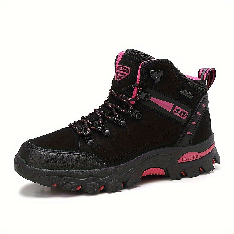 Women's Hiking Shoes Non-Slip Mesh Synthetic All-Season Black Pink