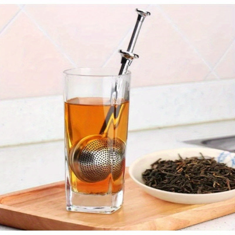 Infusor de bola de té de acero inoxidable 304 para preparar té suelto, duradero y fácil de usar