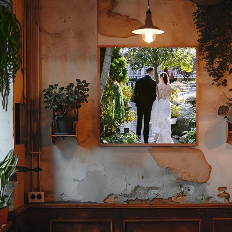 Индивидуальное настенное искусство на холсте с рамкой для внутреннего и наружного декора осень-зима