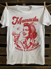 Women's White Loose Casual T-Shirt with Portrait Print for Daily Wear