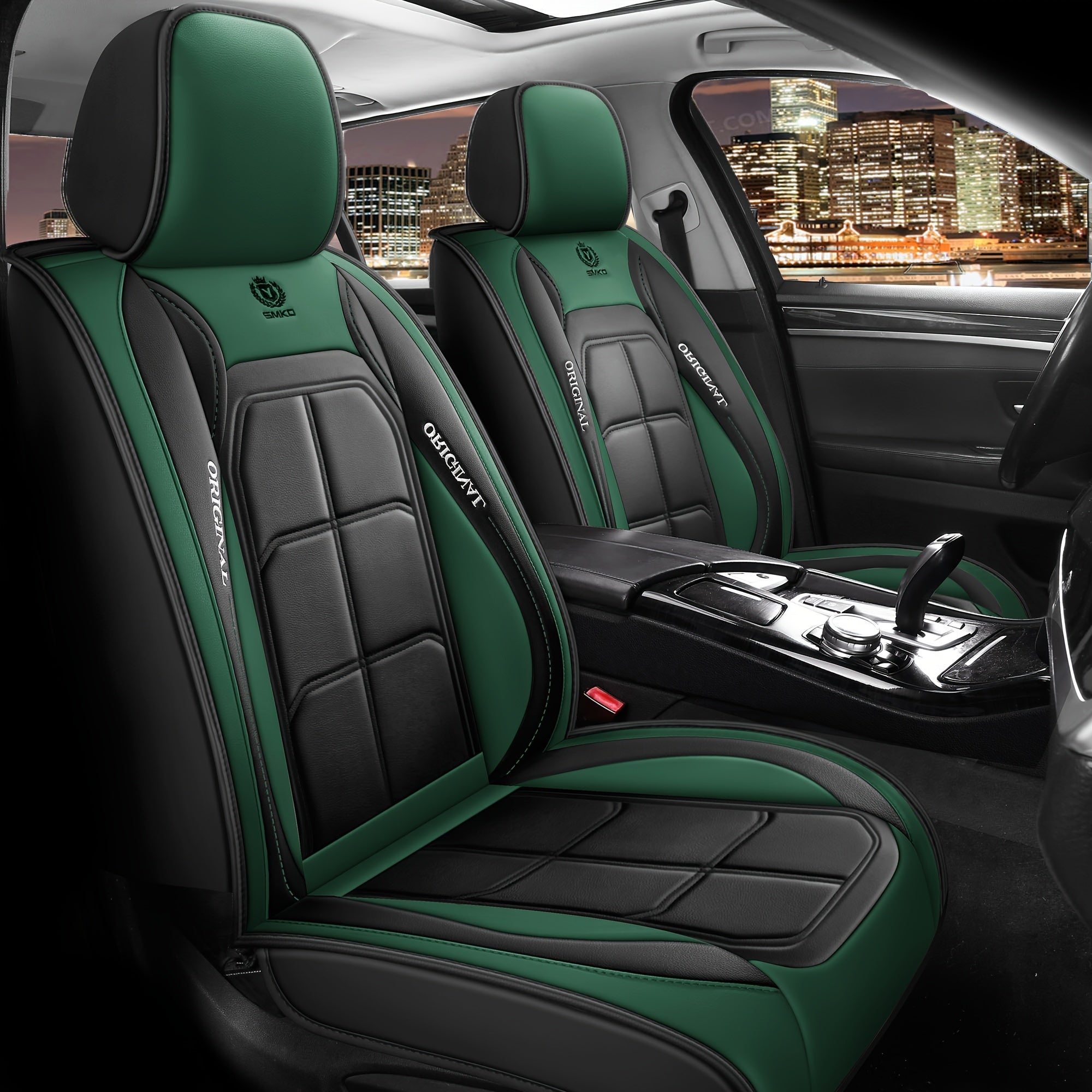 Car Front Seat Cushion Lightweight Sponge Ergonomic All-Season Rectangular