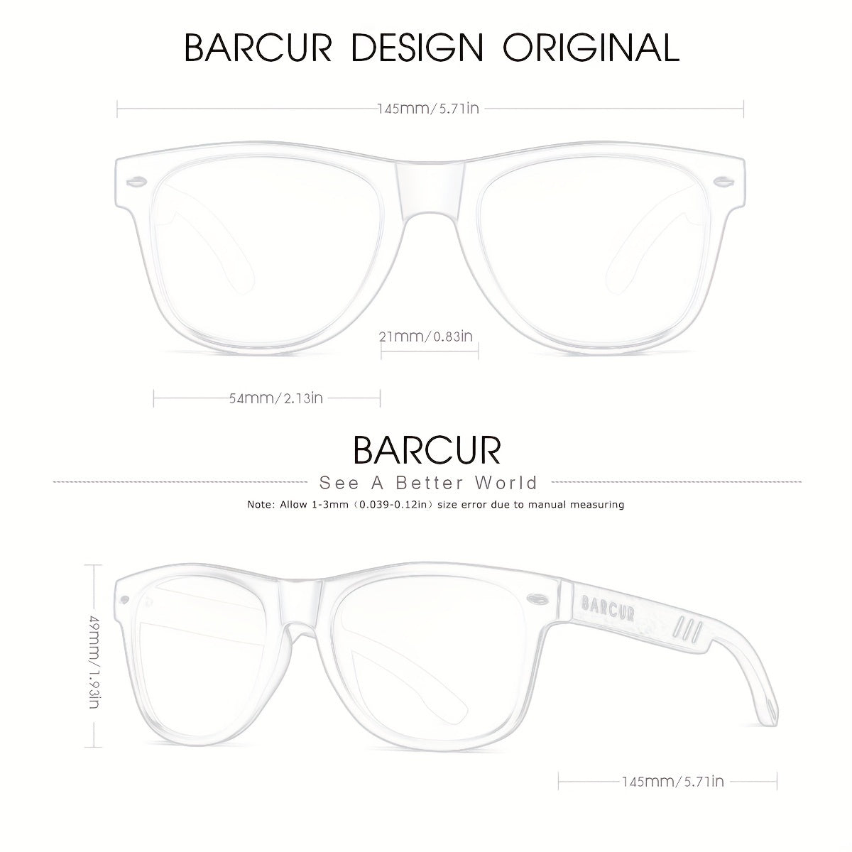 Unisex Wooden Frame Polarized Sunglasses for Beach and Travel