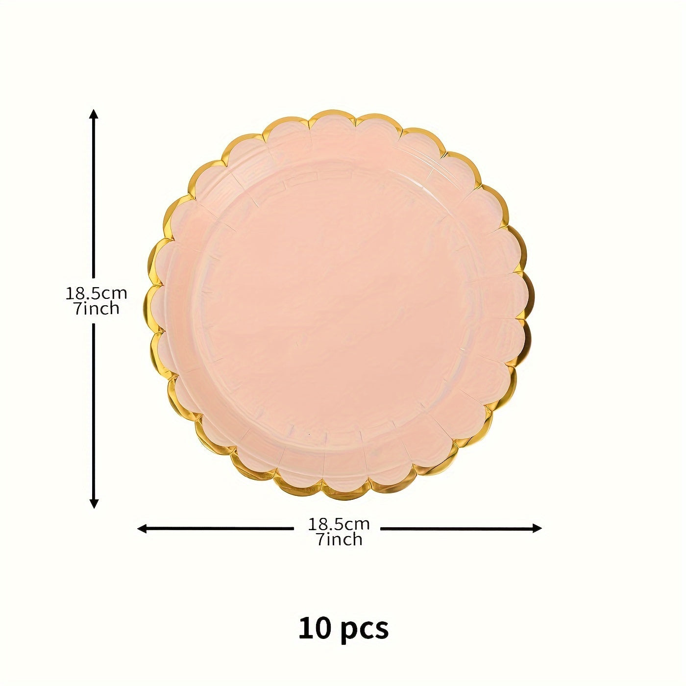 Juego de vajilla de encaje multicolor con detalles dorados para fiestas y celebraciones