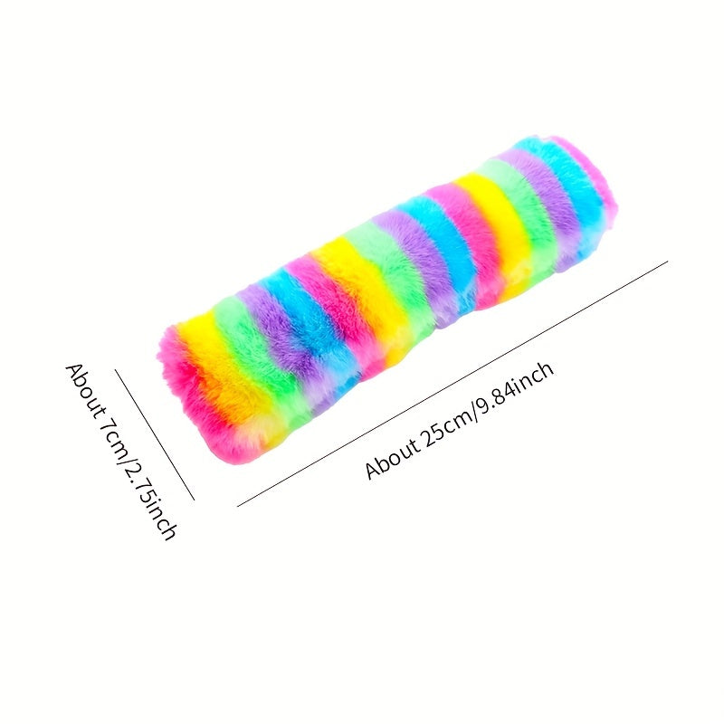 Interactive Cat Toy Set Plush Stripes Indoor Play for Kitten