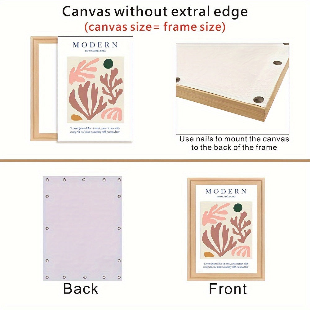 Diamond Painting Kit Vertical Oblong Frame Wall Mount Non-Magnetic for Canvas and Photo Art