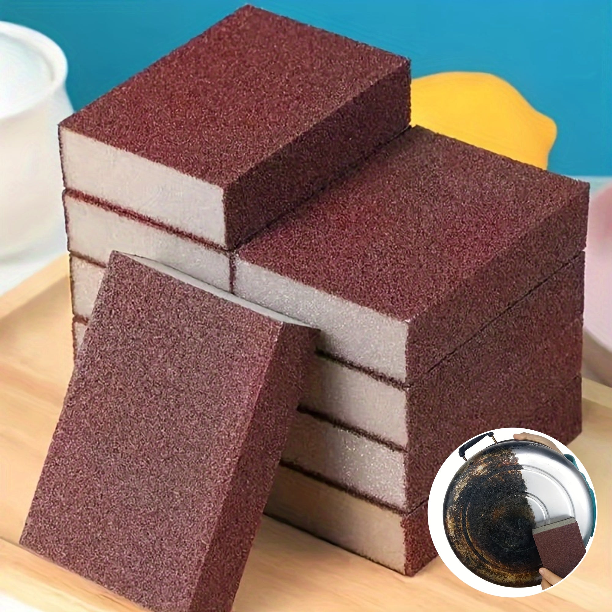 Cleaning Sponges Nano Jade and Silicon Carbide Household Tools