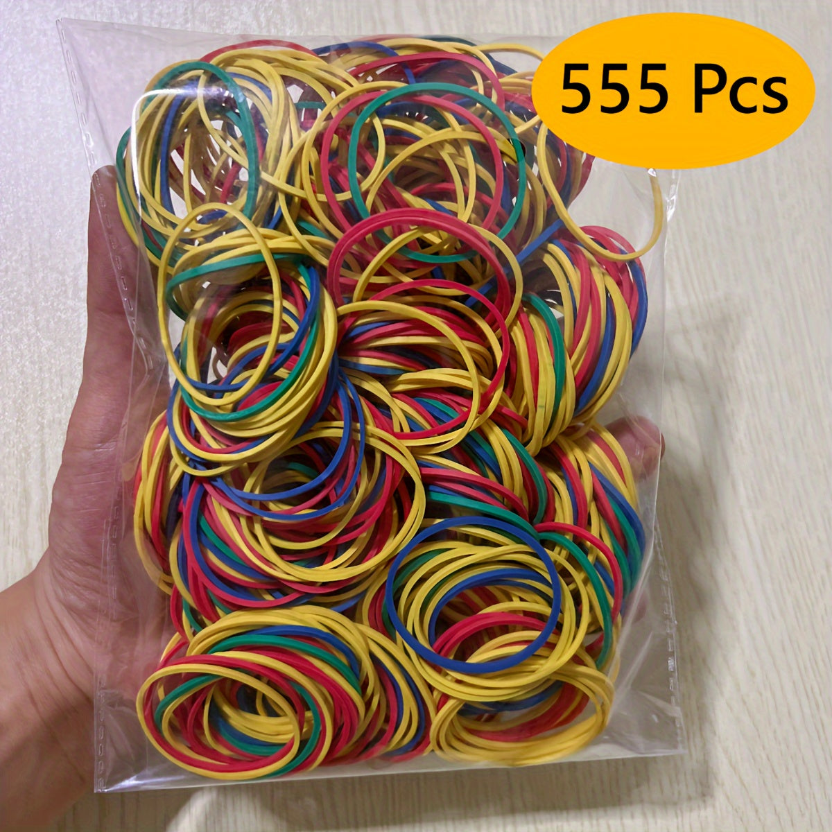 38mm Elastic Rubber Bands Pack of 100 333 555 for Office School Home Use