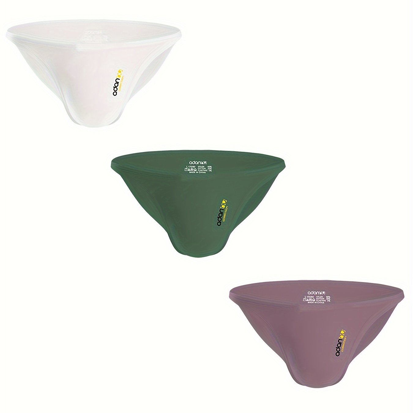 3 ta erkaklar uchun modal ichki kiyim, cho'ntak detali bilan, past bel, nafas oladigan va cho'ziluvchan, yugurish, sport va tasodifiy kiyim uchun