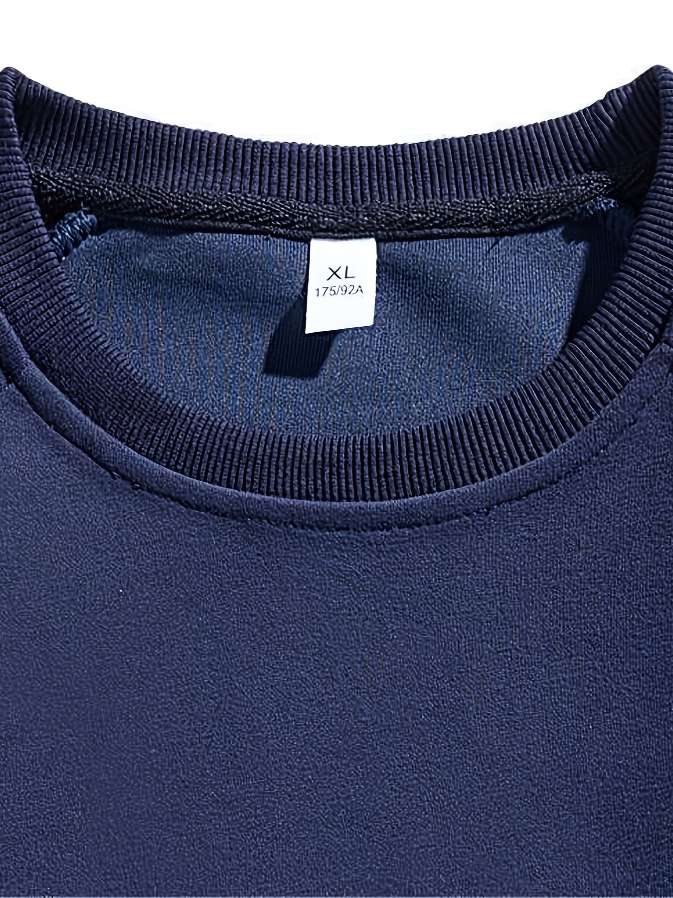 Sudadera con cuello redondo para hombre con rayas laterales, transpirable, ropa casual de calle