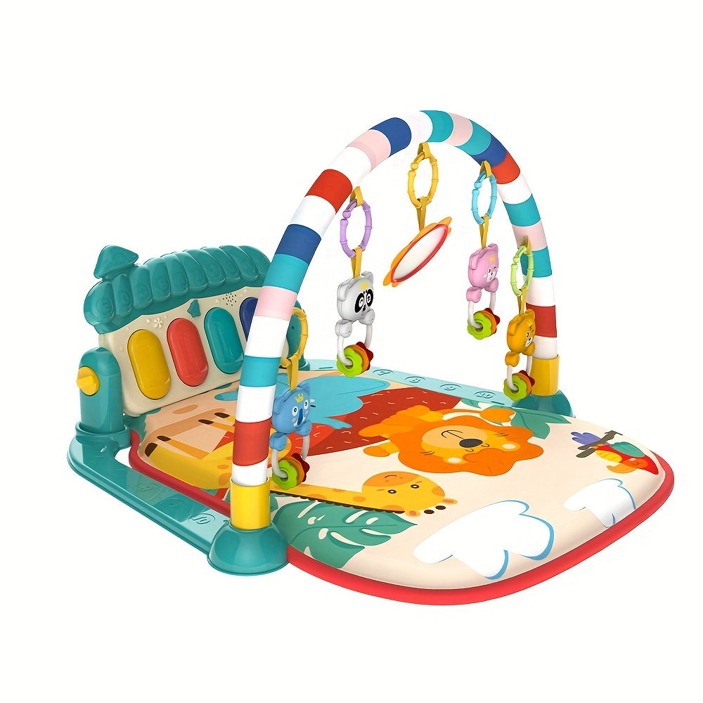 Baby Play Mat with Piano Activity Gym and Tummy Time Padding for Newborns