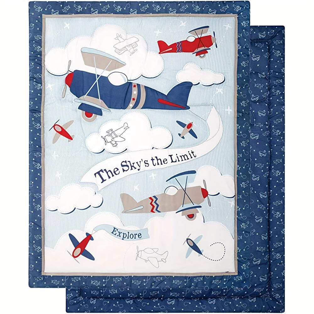 Manta de bebé para cuna 84x107cm de algodón suave para cama o cuna para niños y niñas