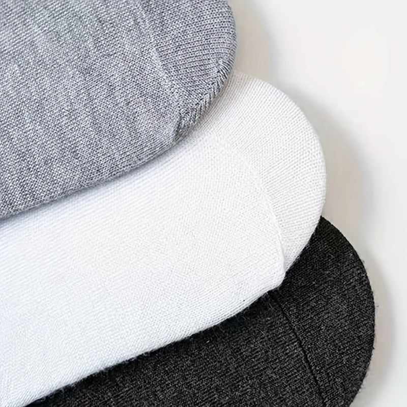 Men's Breathable Thin Casual Business Socks 10 Pairs Low Cut Invisible Knit