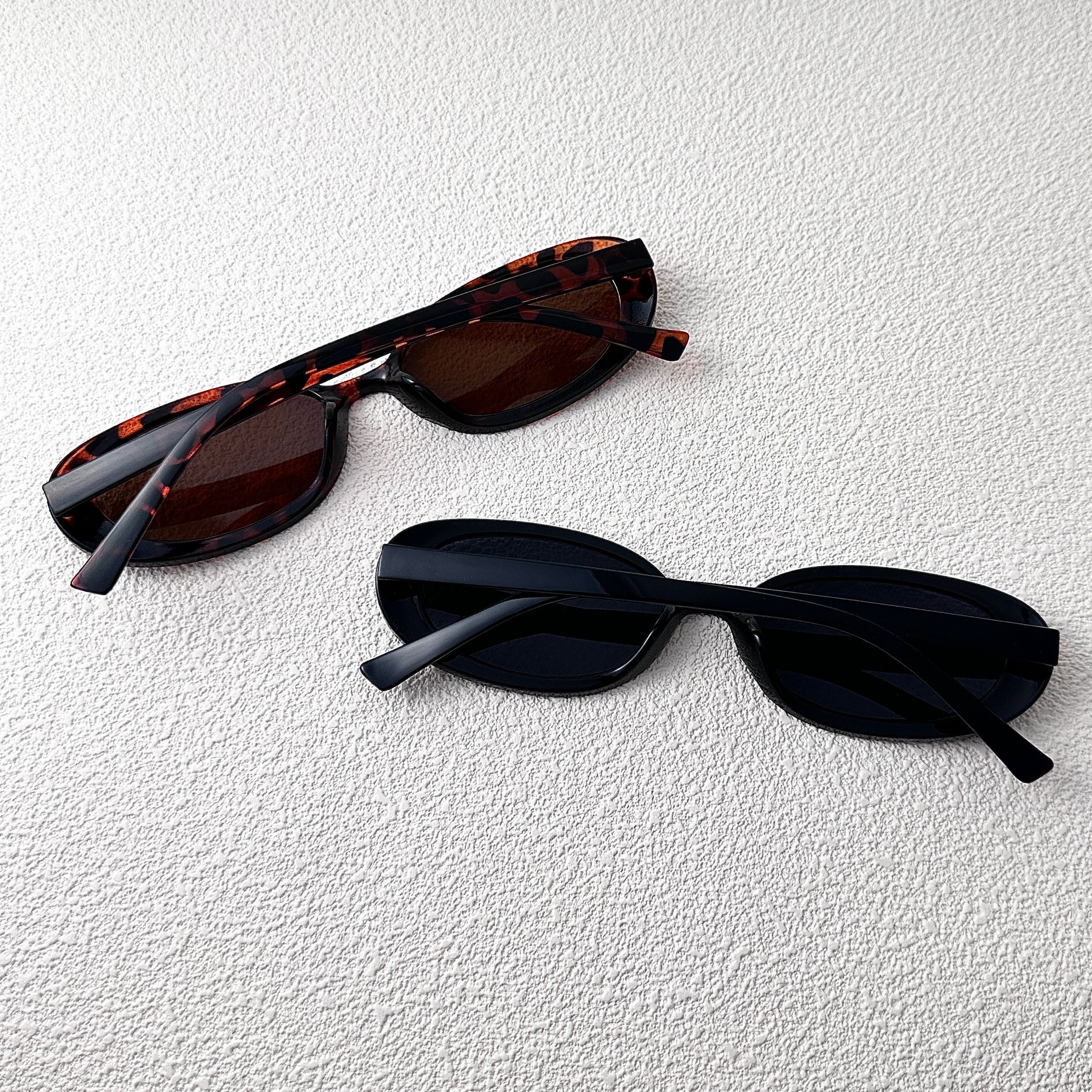 Gafas ovaladas para mujer con montura y lentes de PC para actividades al aire libre y celebraciones