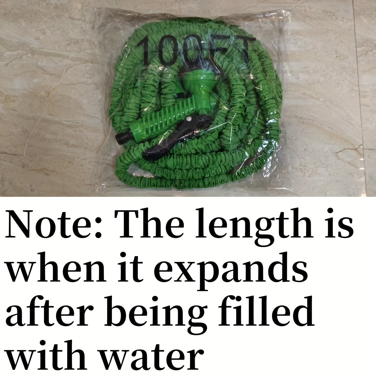 Expandable Garden Hose With Spray Gun, 7.62-30.48m, Multi-Functional Outdoor Cleaning