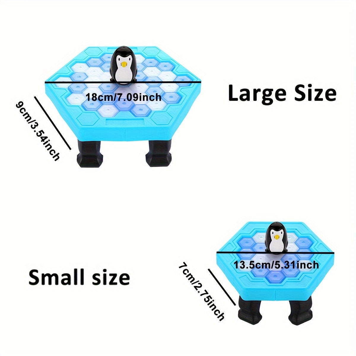 Educational Family Board Game for Kids Ages 3 Plus Penguin Rescue Plastic Durable Non-Toxic