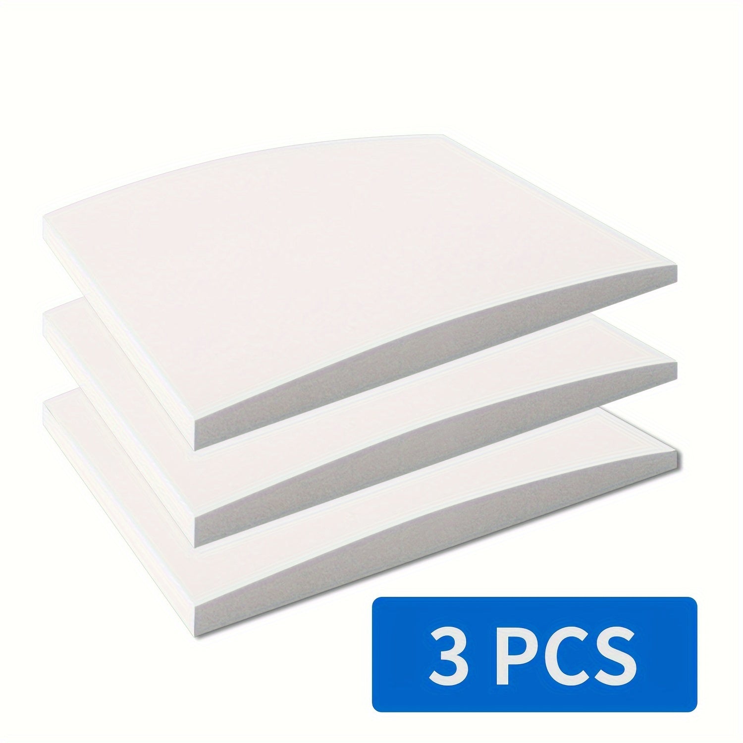 White Foam Sofa Cushion Support Arch 50.8cm x 50.8cm for Sagging Repair