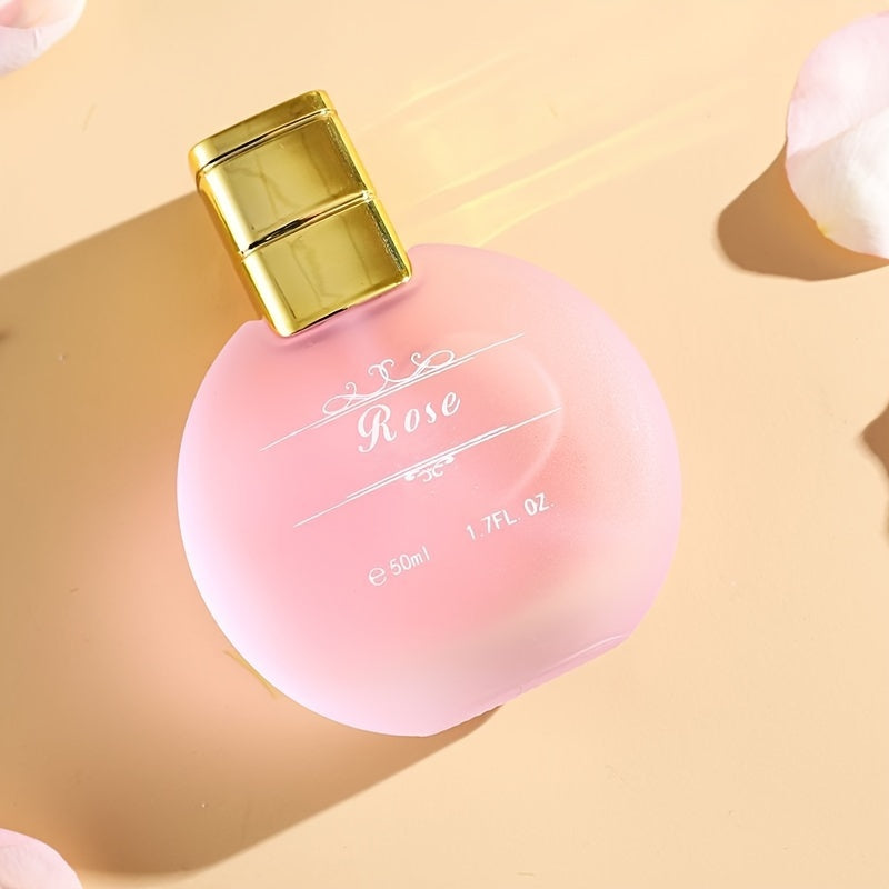 Women’s Rose Floral Scent Eau de Toilette 50ml Citrus Lemon White Flowers Amber