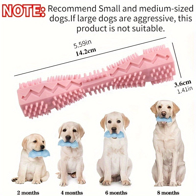 Durable Dog Chew Stick for All Breeds with Stripes Promotes Dental Health