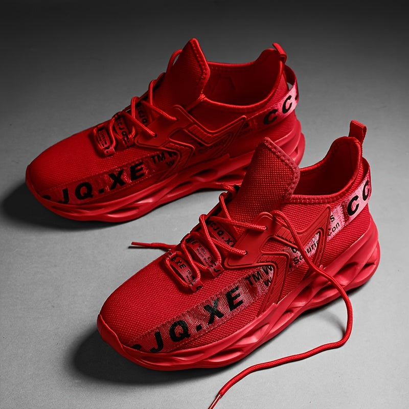 Men's Fabric Slip-On Sneakers for Outdoor Activities Non-Slip Shock Absorption All-Season