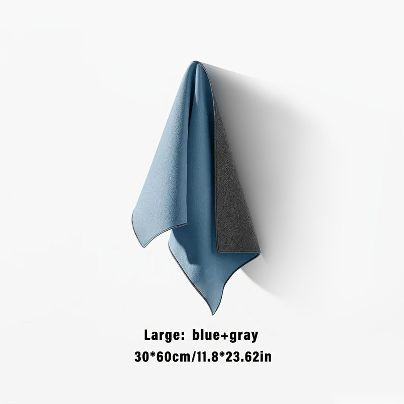 Toalla de limpieza para coche de microfibra de terciopelo, no se decolora, súper absorbente, de forma oblonga