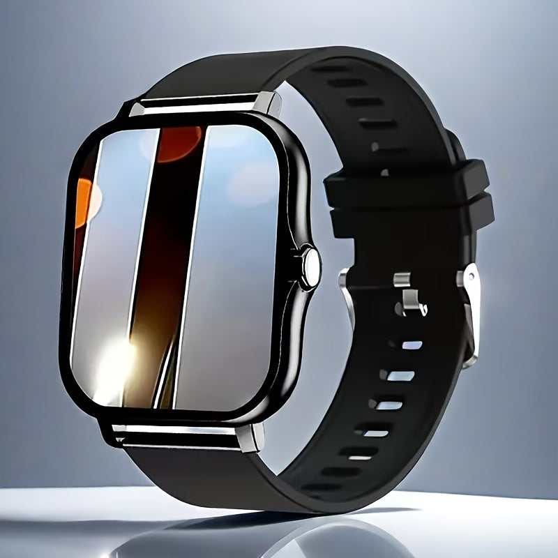 Унисекс смарт-часы с беспроводными звонками, сообщениями, шагомером и фитнес-трекером. Совместимы с iPhone и телефонами на Android. Идеальный подарок на день рождения для мужских друзей.